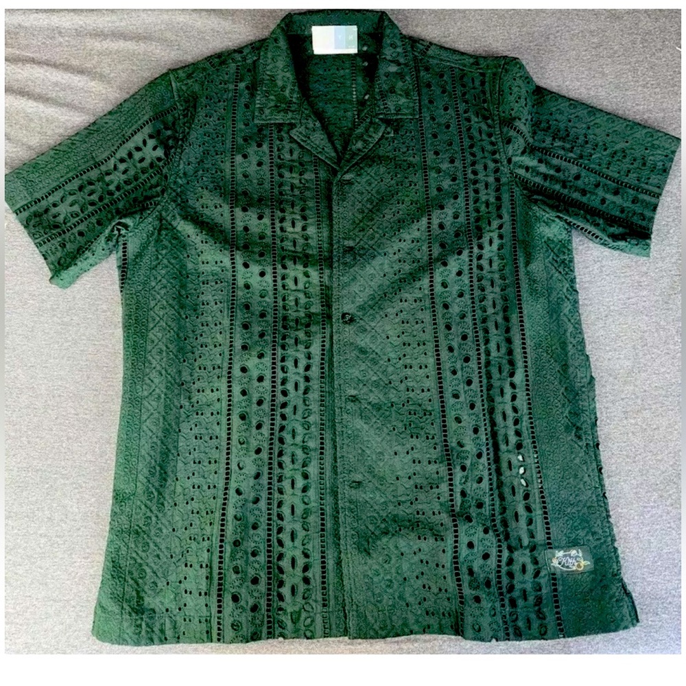 Men’s Kith Eyelet Terry Button up Stadium Size L